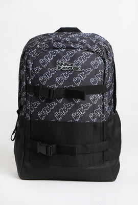 No Fear Logo Print Backpack