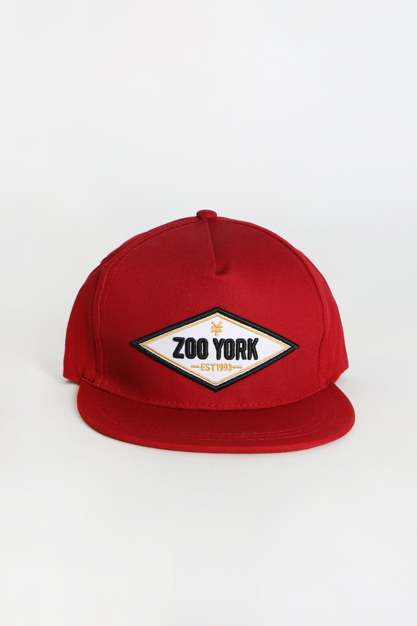 Zoo York Mens Logo Patch Flat Brim Hat - / O/S