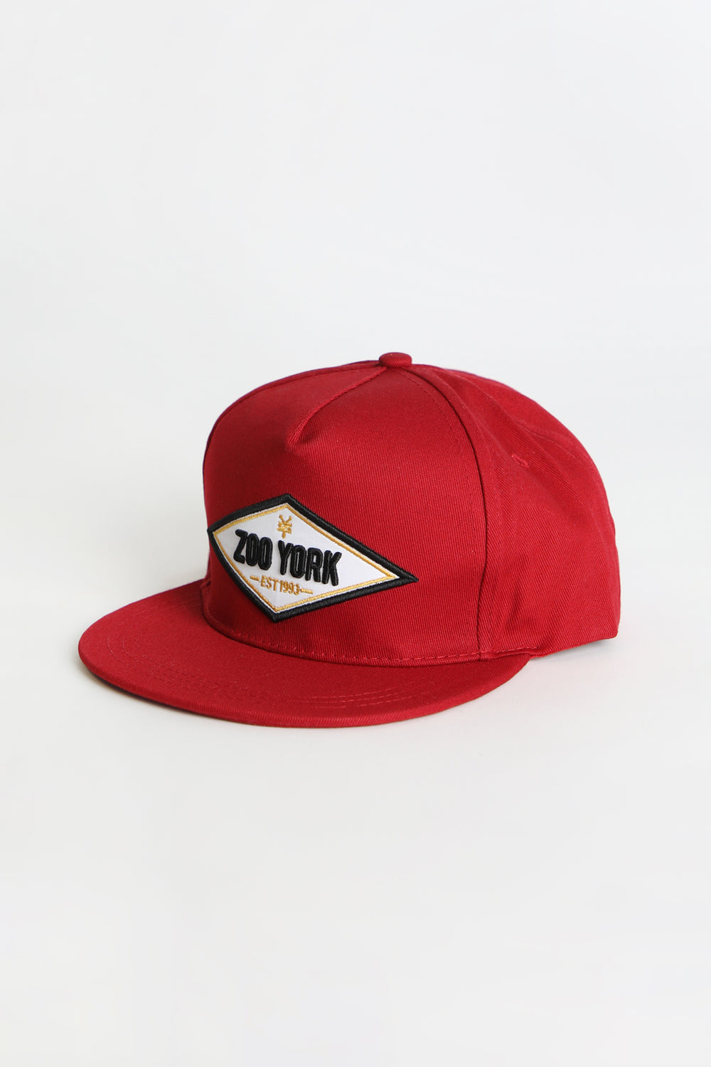 Zoo York Mens Logo Patch Flat Brim Hat Zoo York Mens Logo Patch Flat Brim Hat