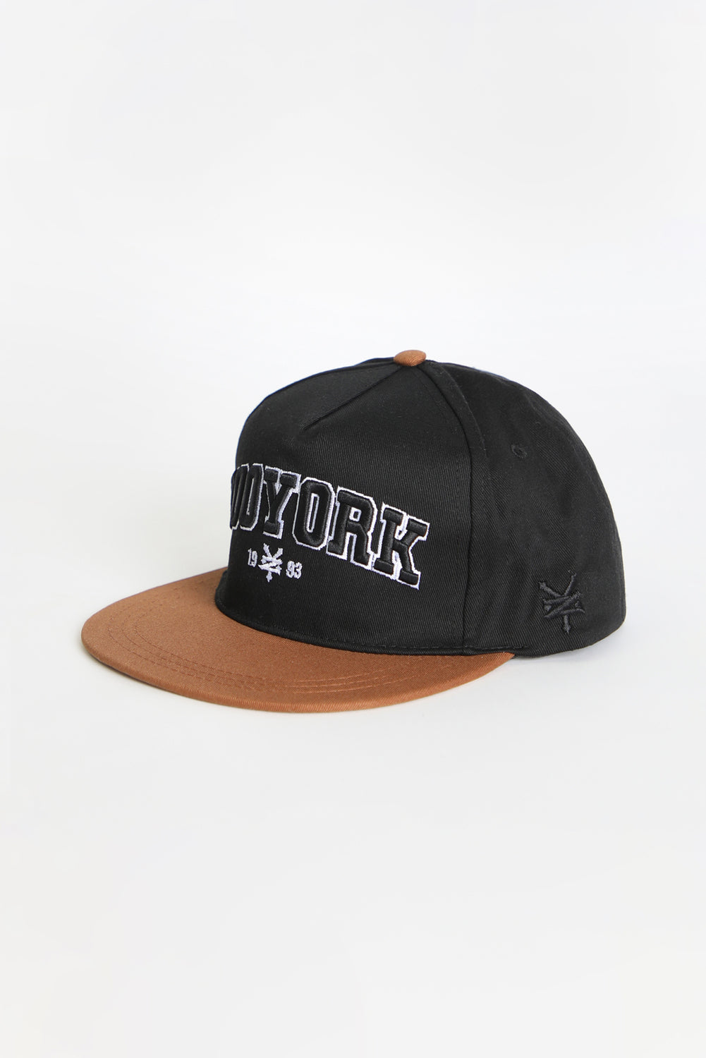 Zoo York Mens 2-Tone Logo Flat Brim Hat Zoo York Mens 2-Tone Logo Flat Brim Hat