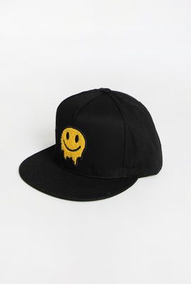 No Fear Mens Melting Smiley Patch Hat