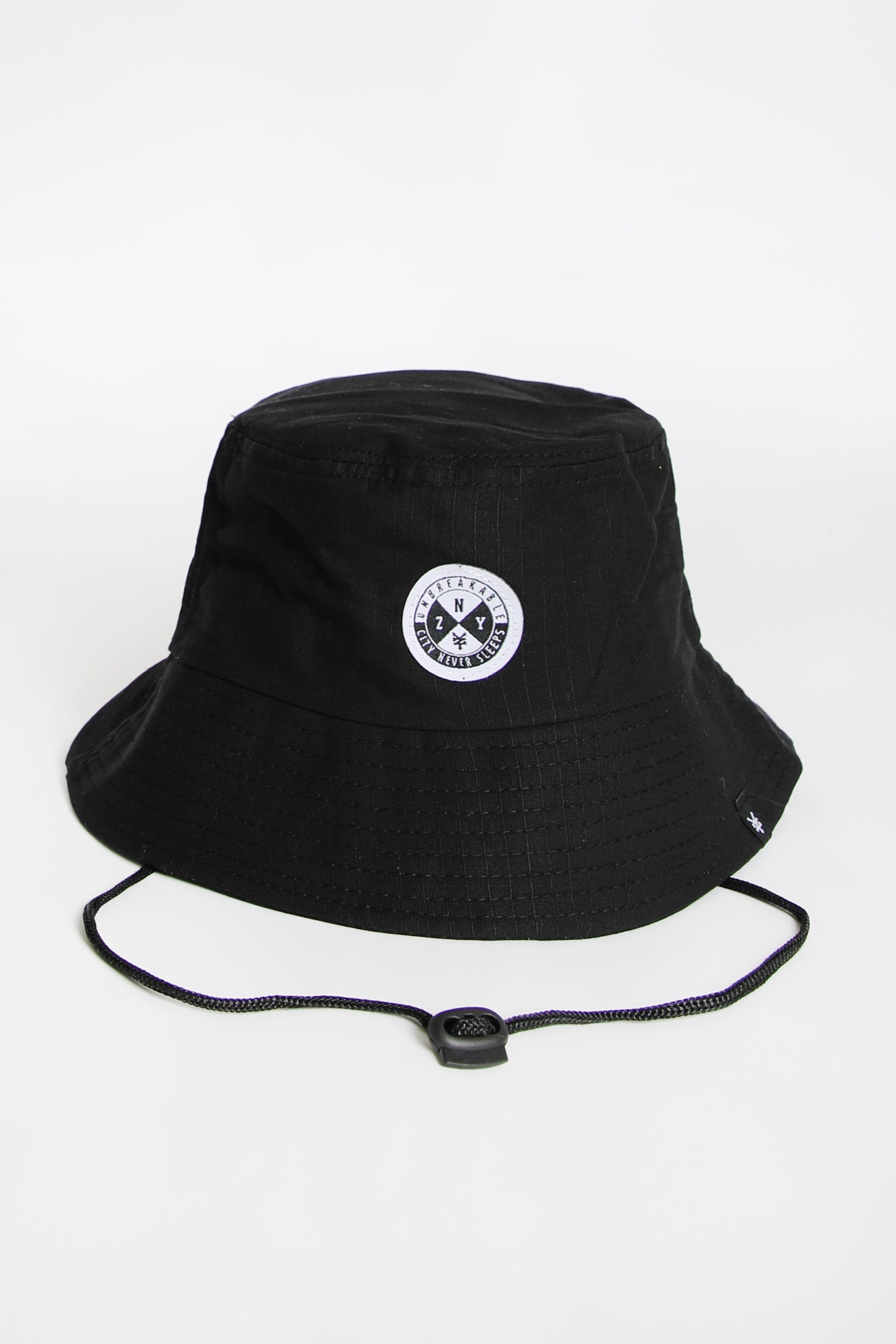 Zoo York Mens Patch Logo Safari Hat - Black / O/S