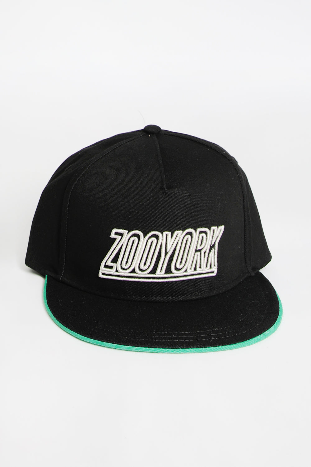 Zoo York Mens Block Logo Flat Brim Hat Zoo York Mens Block Logo Flat Brim Hat