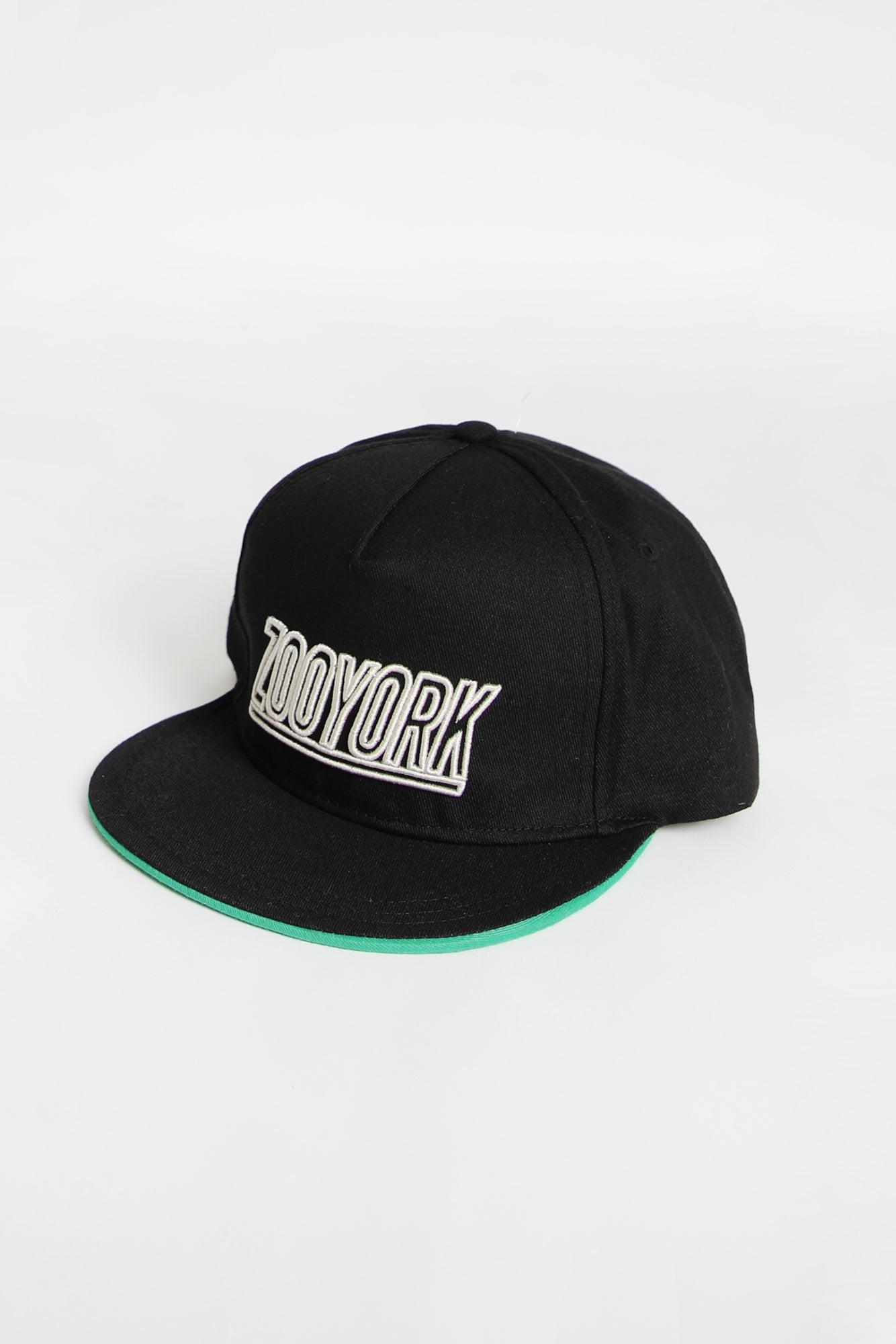 Zoo York Mens Block Logo Flat Brim Hat - / O/S