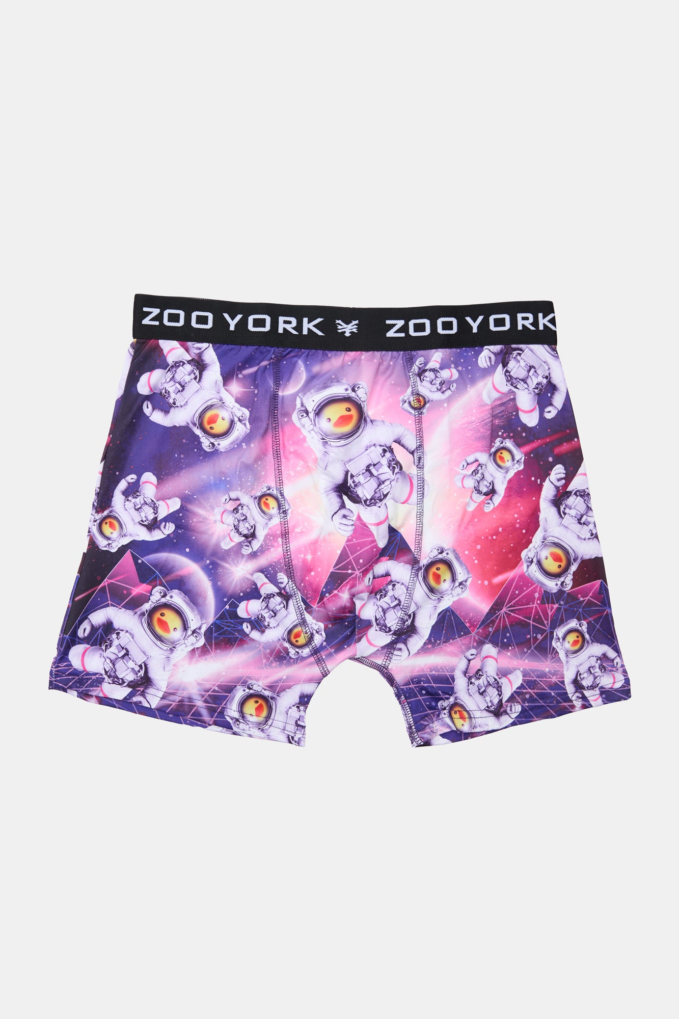 Zoo York Mens Astronaut Duck Boxer Brief - Purple /