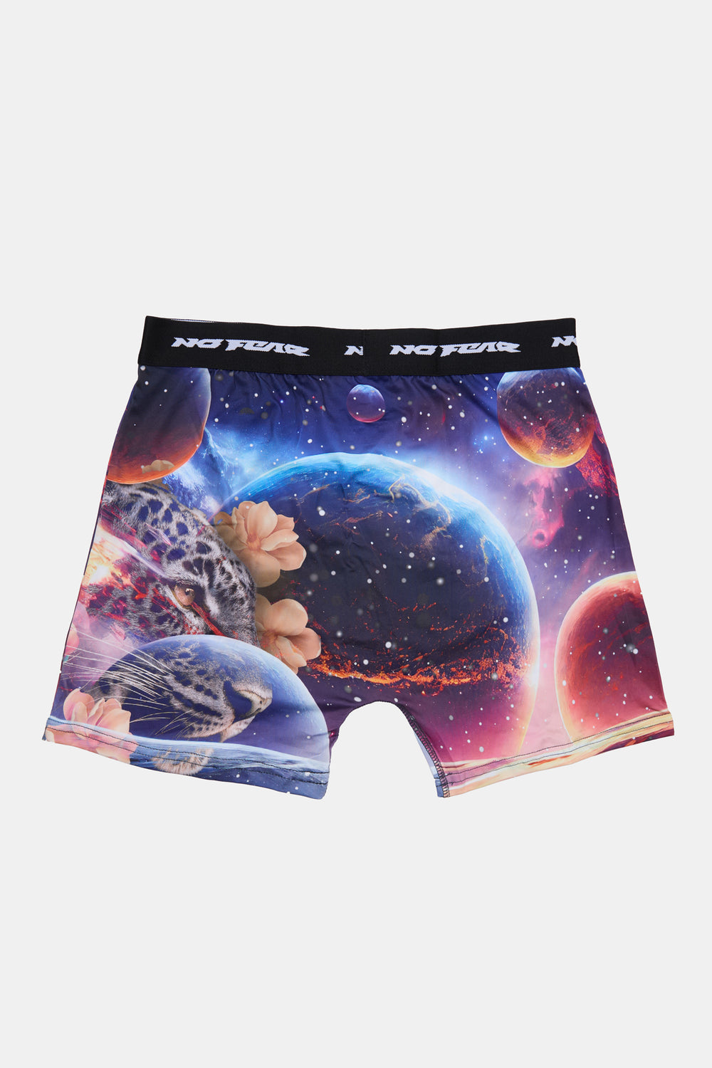 No Fear Mens Galaxy & Leopard Print Boxer Brief No Fear Mens Galaxy & Leopard Print Boxer Brief