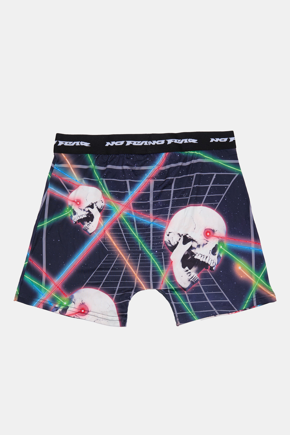 No Fear Mens Lazer Skull Print Boxer Brief No Fear Mens Lazer Skull Print Boxer Brief