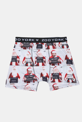 Boxer imprimé Père Noël Zoo York homme