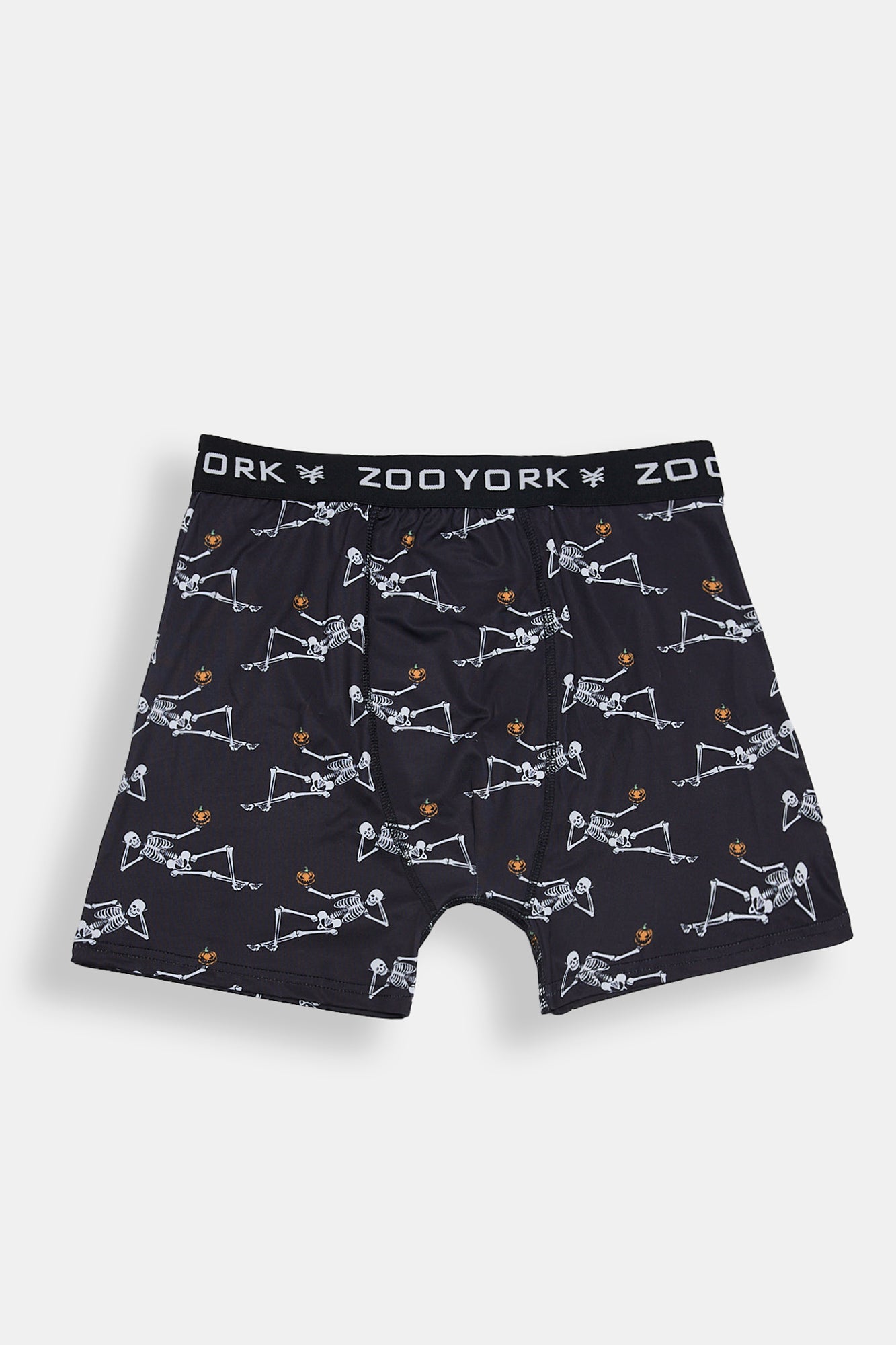 Zoo York Mens Skeletons Boxer Brief - Black /