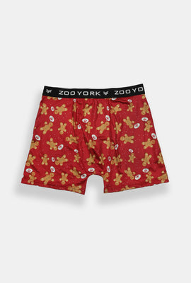 Zoo York Mens Gingerbread Christmas Boxer Brief