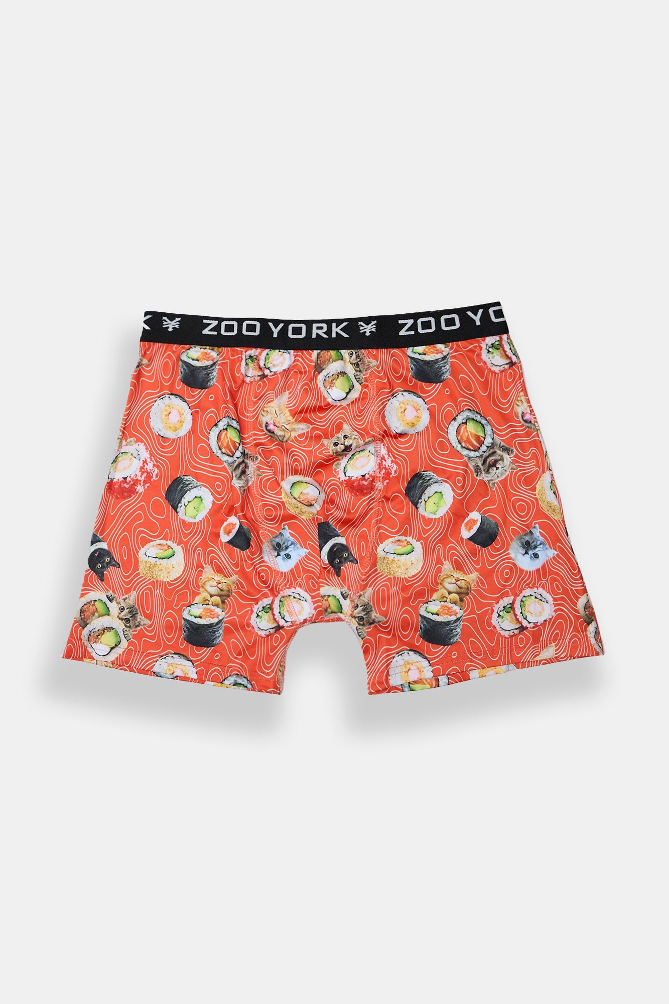 Zoo York Mens Cats & Sushi Boxer Brief - Multi /