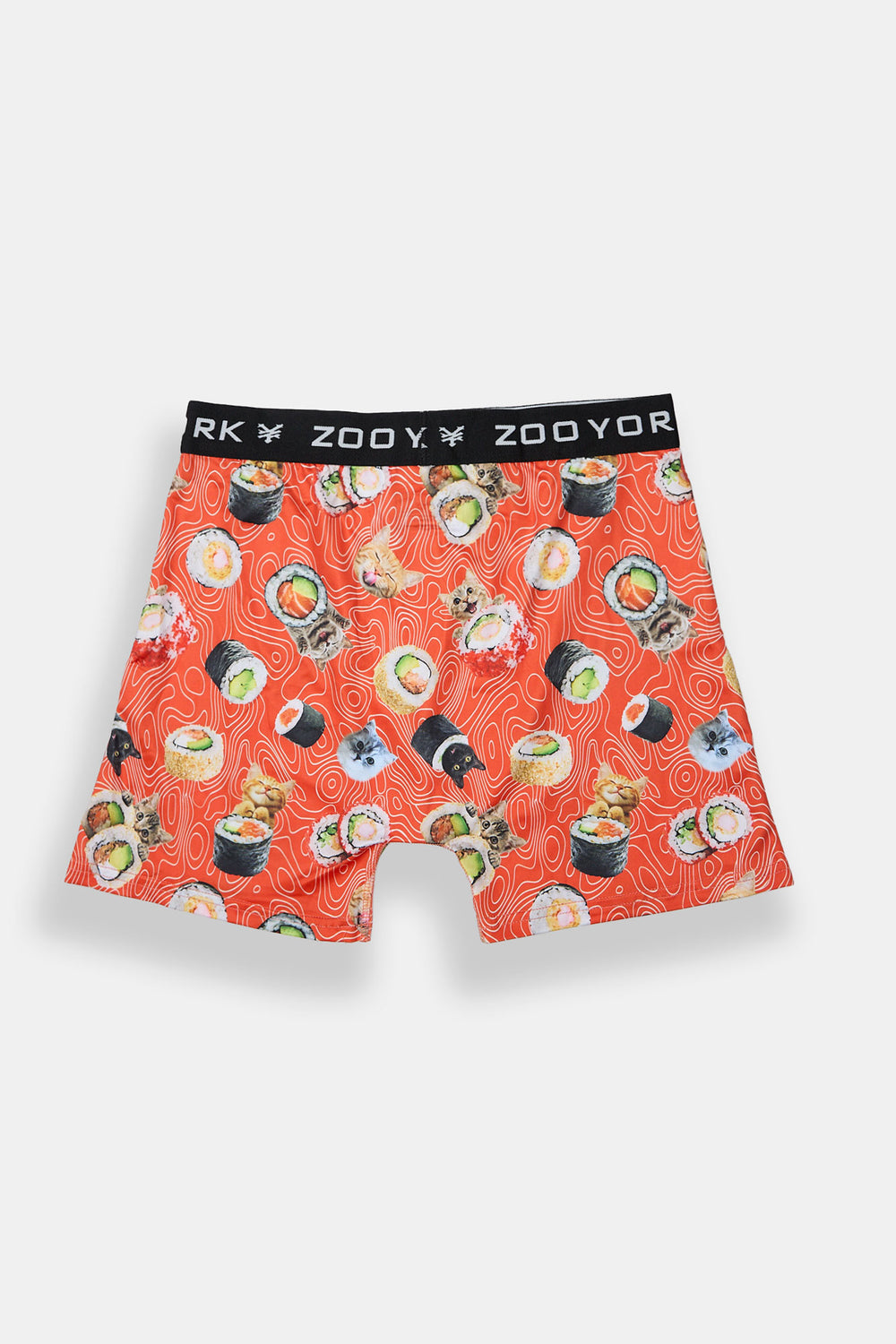 Zoo York Mens Cats & Sushi Boxer Brief Zoo York Mens Cats & Sushi Boxer Brief