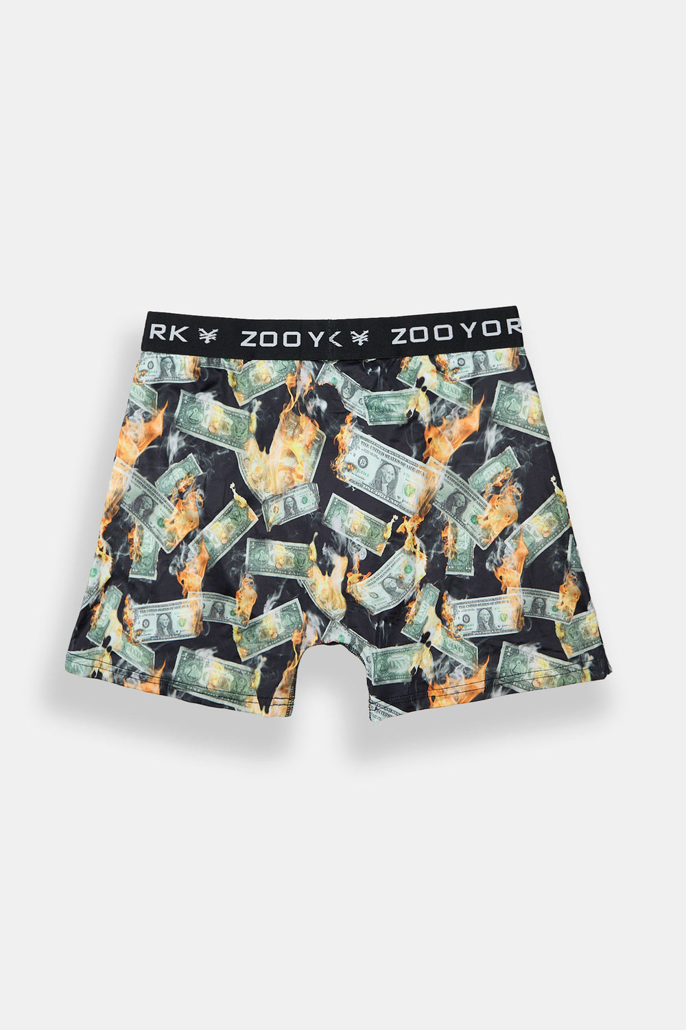 Boxer imprimé billets en feu Zoo York homme Boxer imprimé billets en feu Zoo York homme