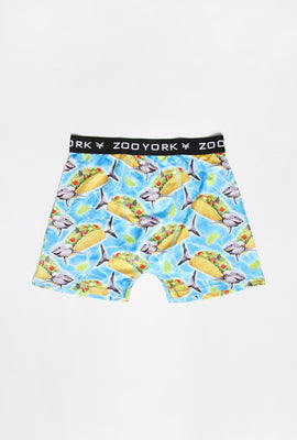 Zoo York Mens Shark Taco Boxer Brief