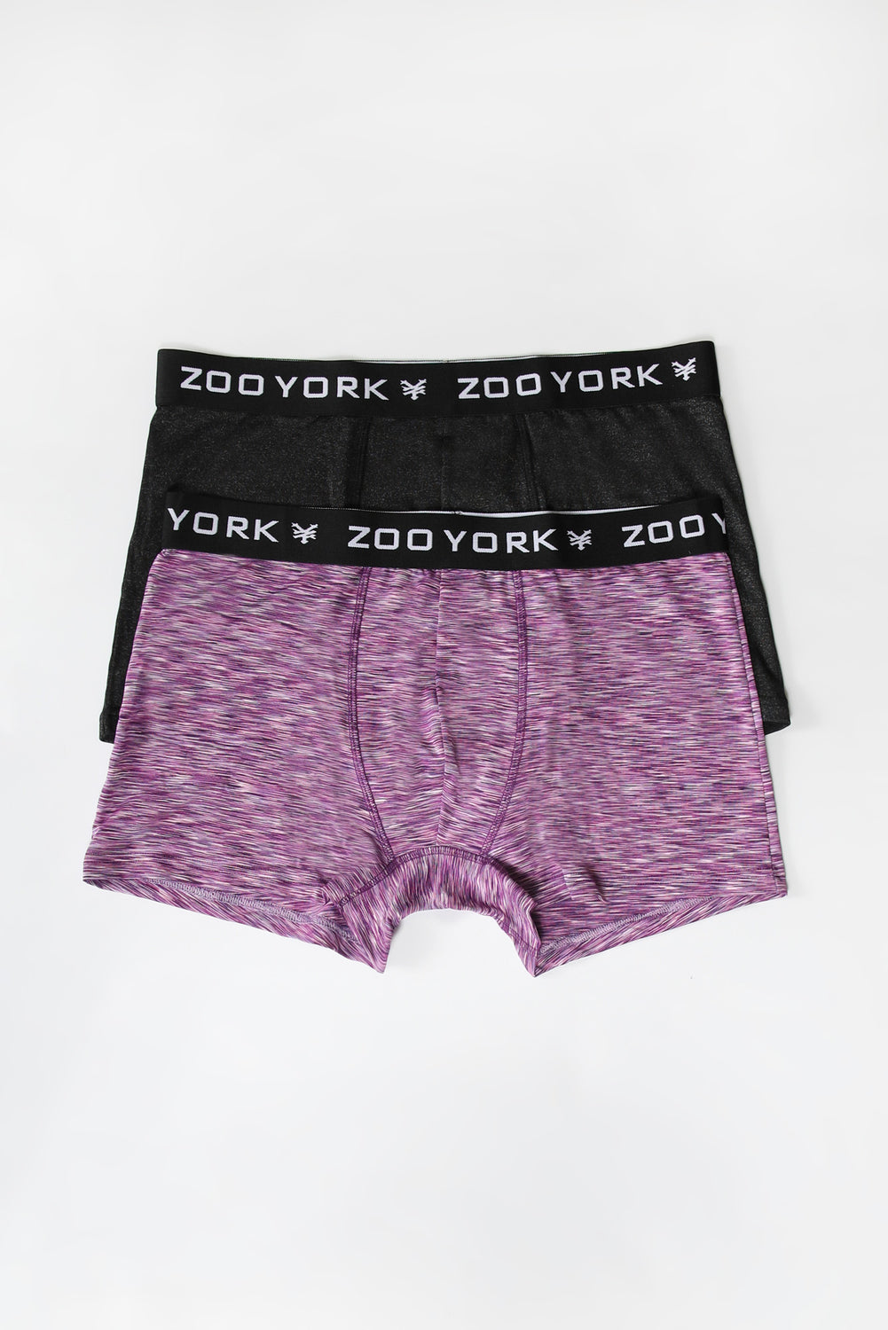 Zoo York Mens 2-Pack Space Dye Boxer Briefs Purple