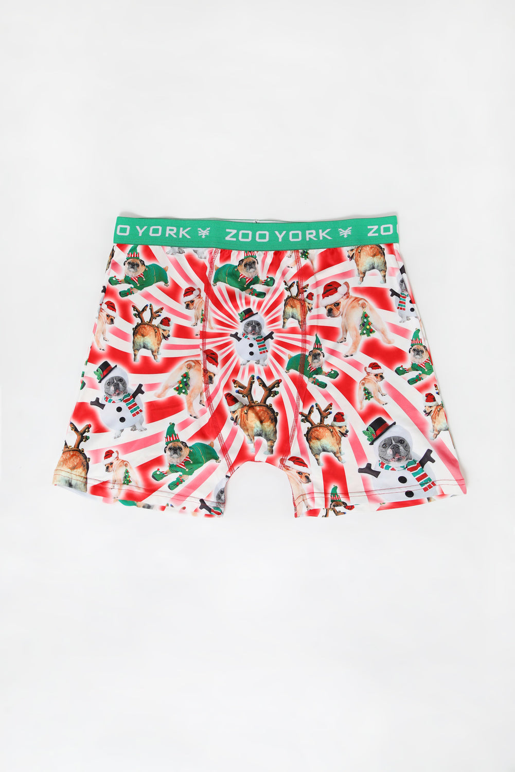 Zoo York Mens Xmas Dogs Boxer Brief Zoo York Mens Xmas Dogs Boxer Brief