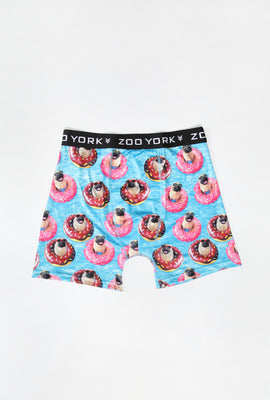 Boxer Imprimé Beignes & Pugs Zoo York Homme