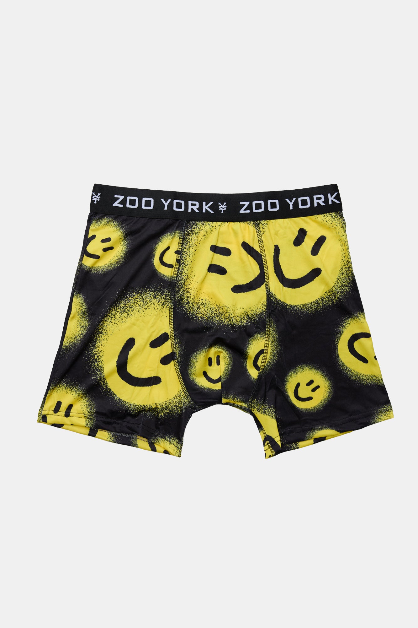 Zoo York Mens Smiley Boxer Brief - Yellow /