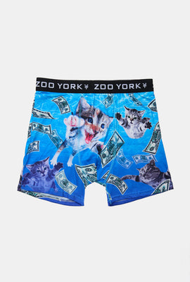 Zoo York Mens Money & Kittens Boxer Brief