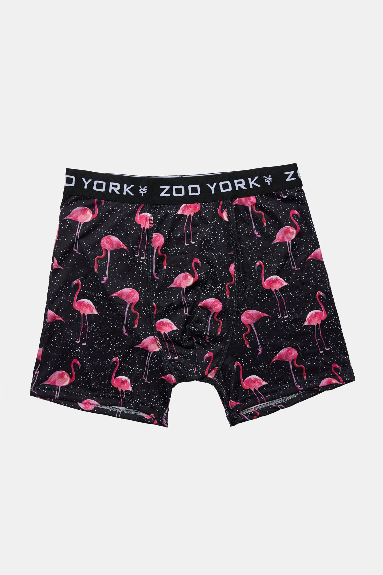 Zoo York Mens Flamingo Print Boxer Brief - Black /