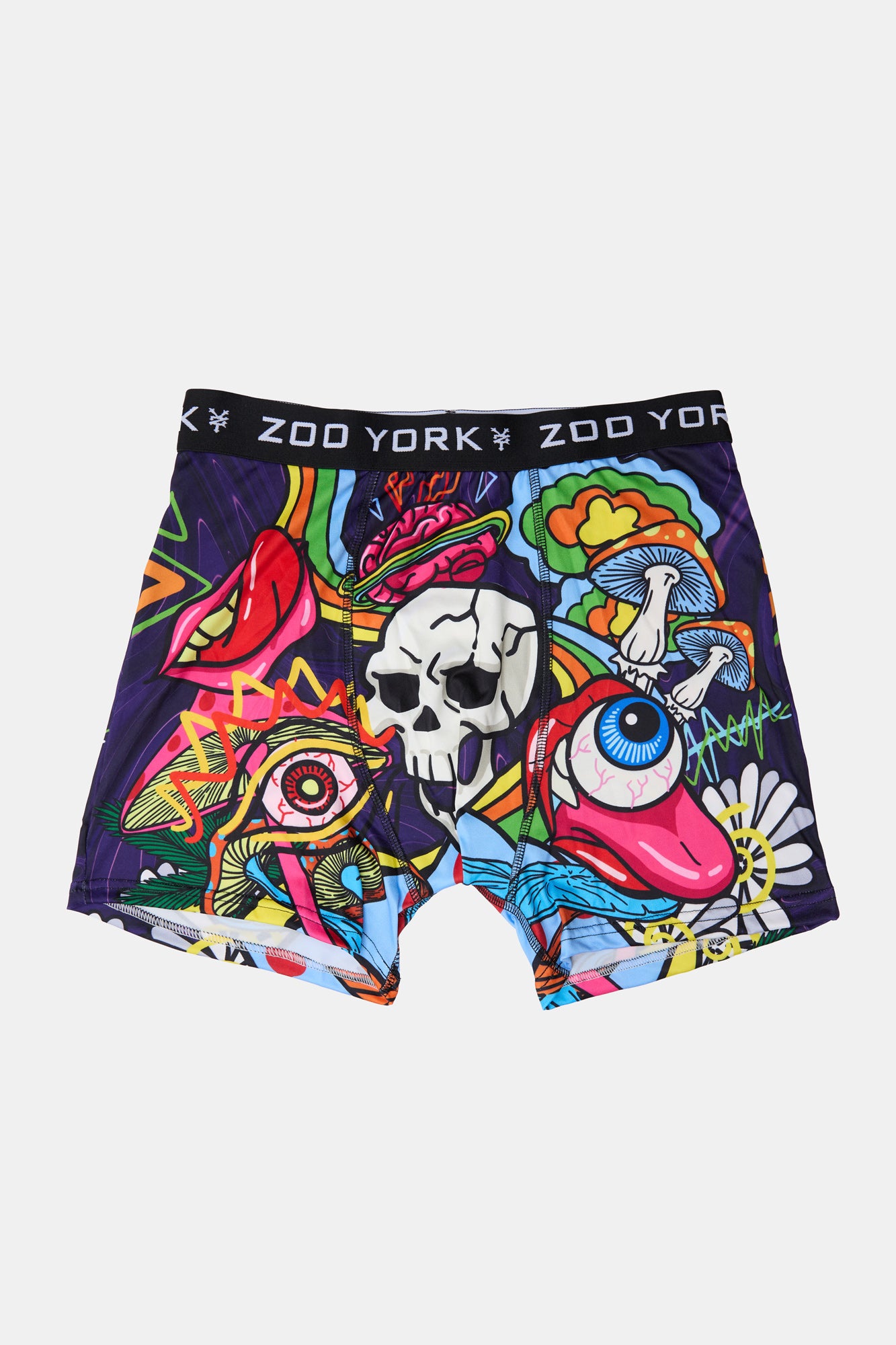 Zoo York Mens Psychedelic Print Boxer Brief - Multi /