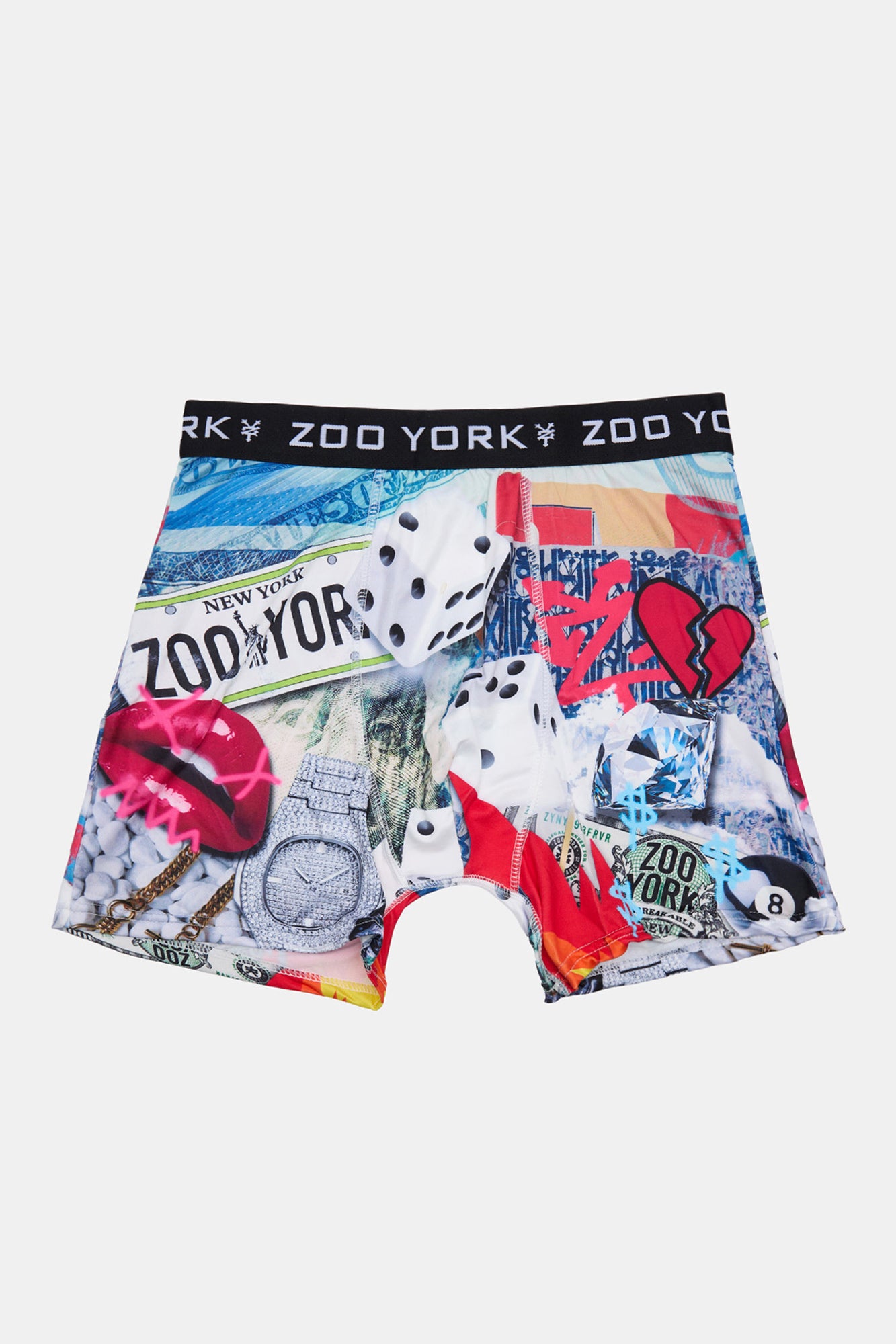 Zoo York Mens Rollin' Dice Boxer Brief - Multi /