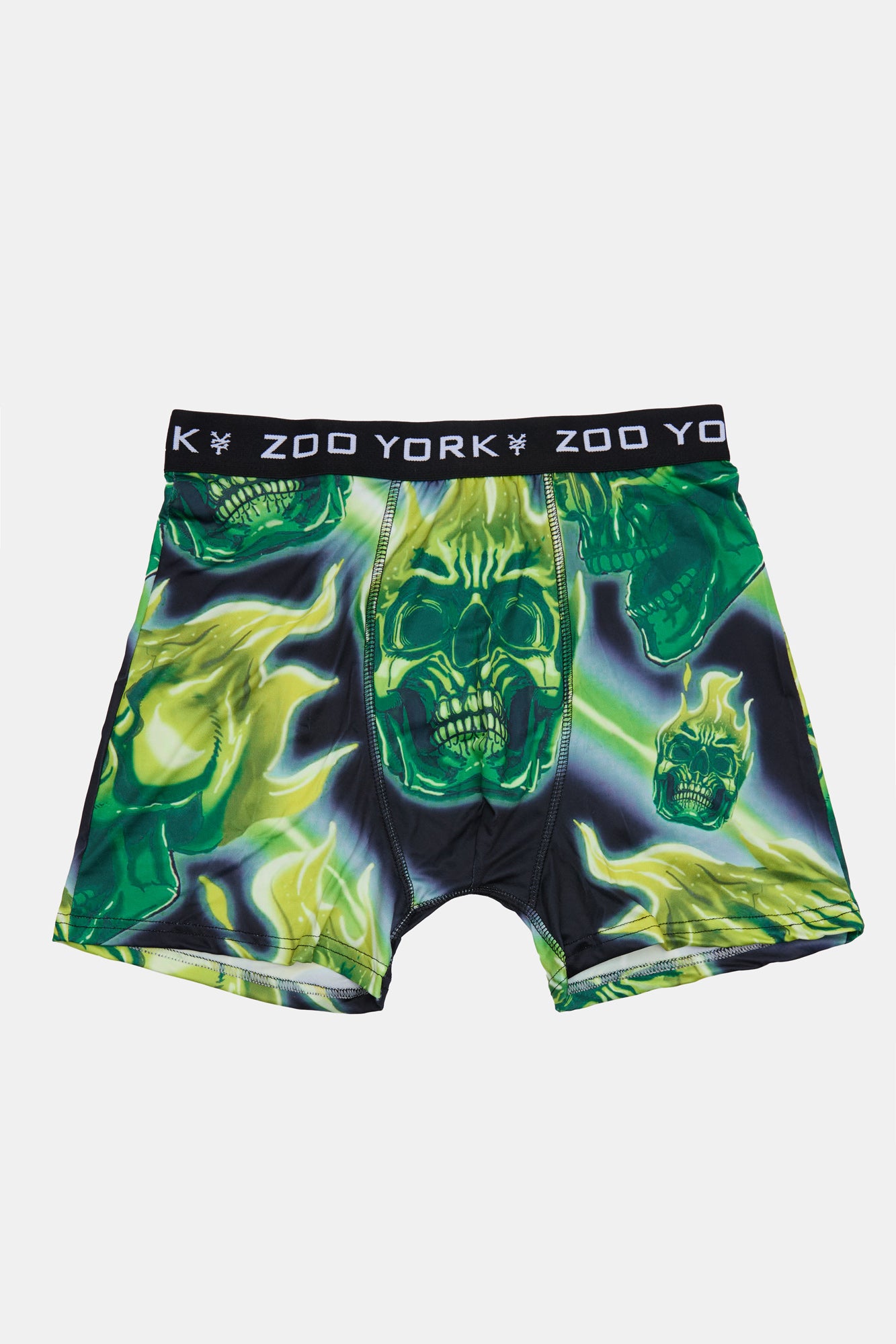 Zoo York Mens Smoke Skulls Boxer Brief - Green /