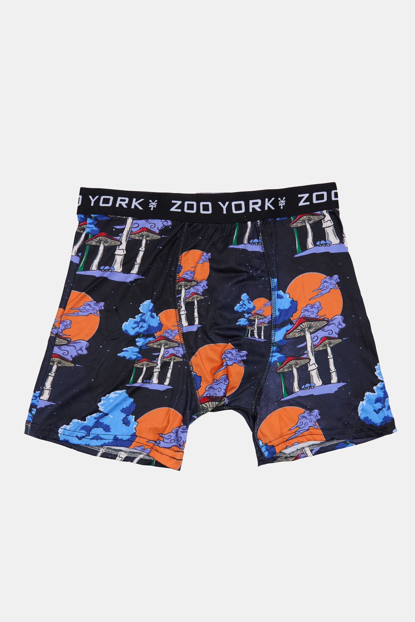 Zoo York Mens Mushroom & Night Sky Boxer Brief - Blue /