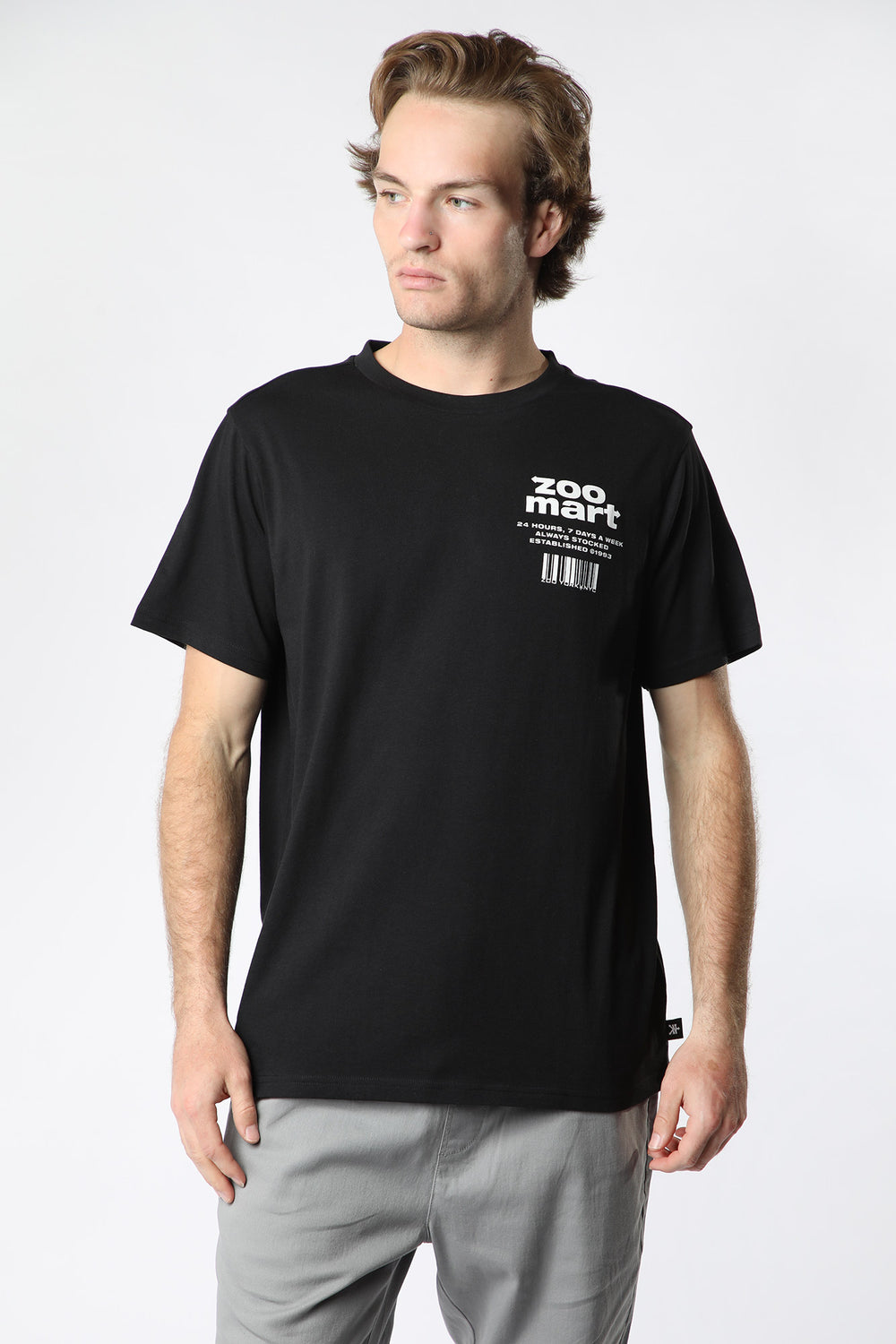 Zoo York Mens Thank You, Come Again T-Shirt Black
