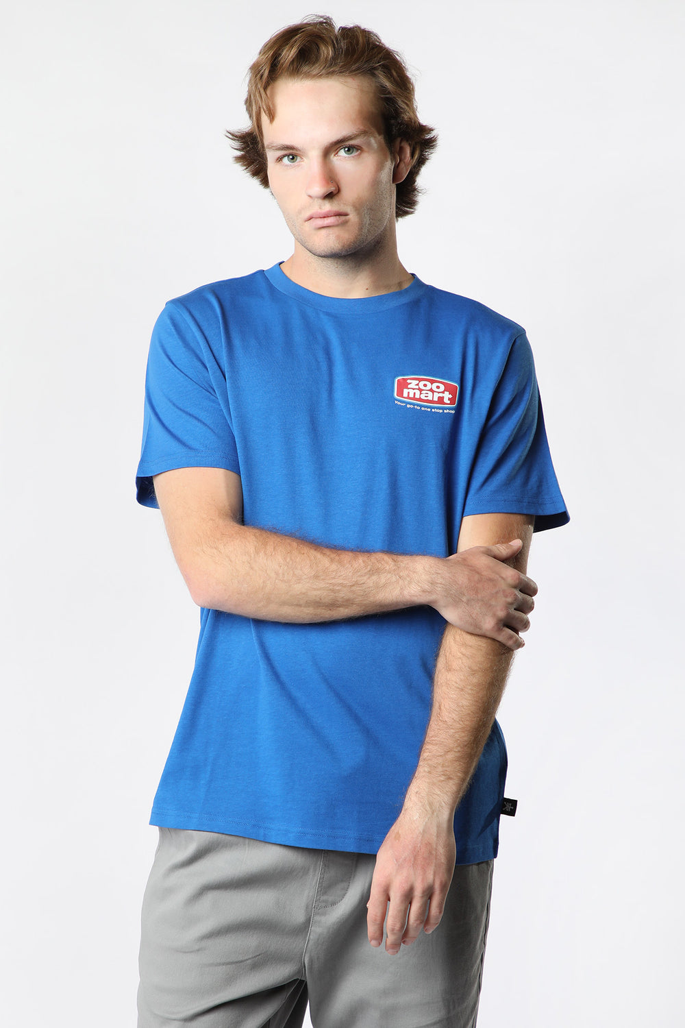 T-Shirt Imprimé Zoomart Zoo York Homme Bleu