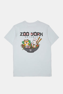 T-Shirt Imprimé Nouilles Ramen Zoo York Homme