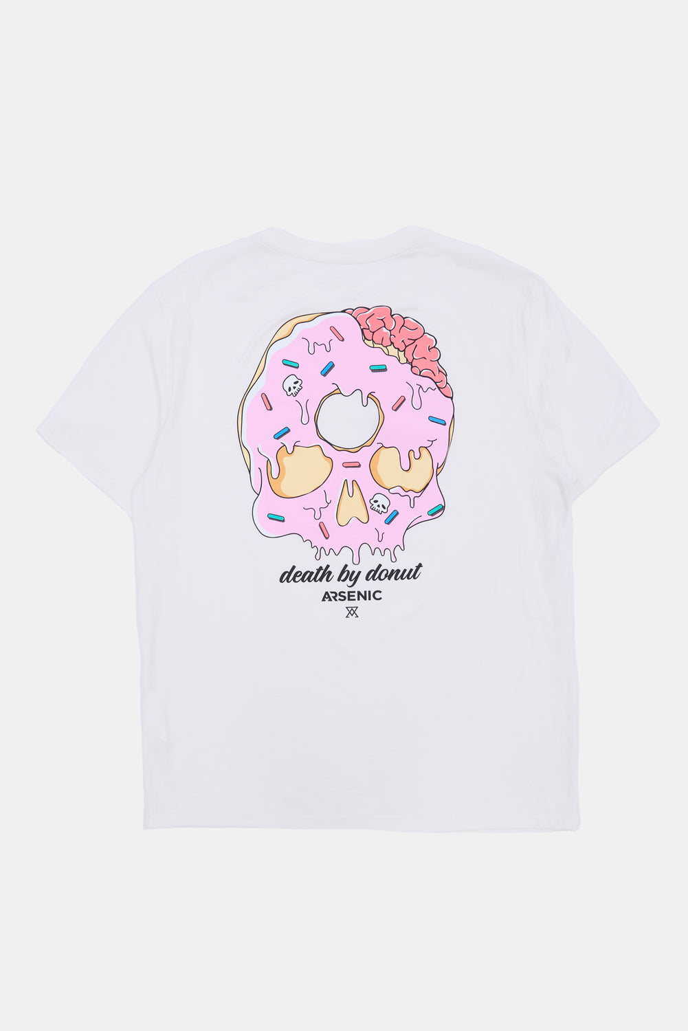 Arsenic Mens Death By Donut T-Shirt Arsenic Mens Death By Donut T-Shirt