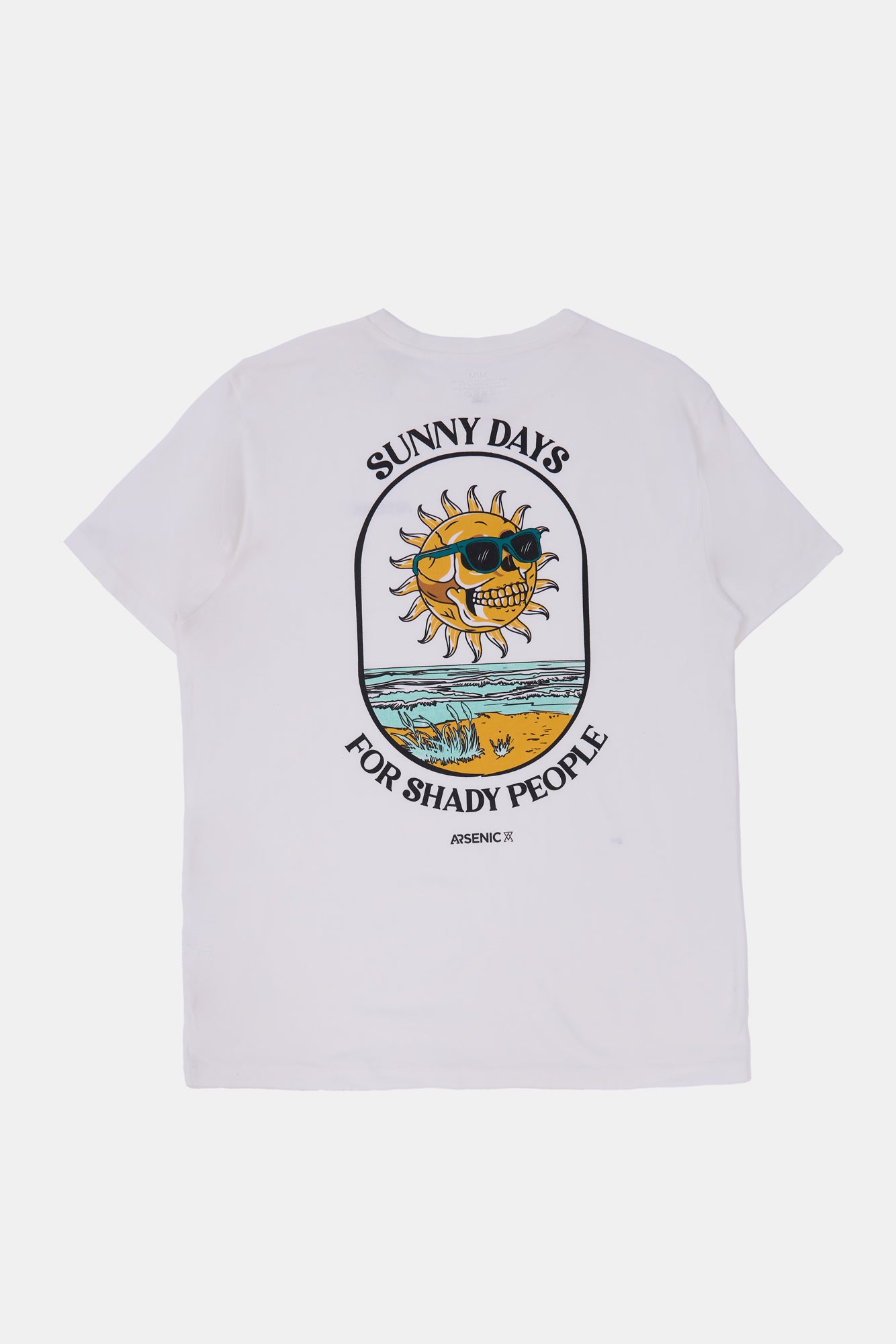 Arsenic Mens Sunny Days T-Shirt - White /