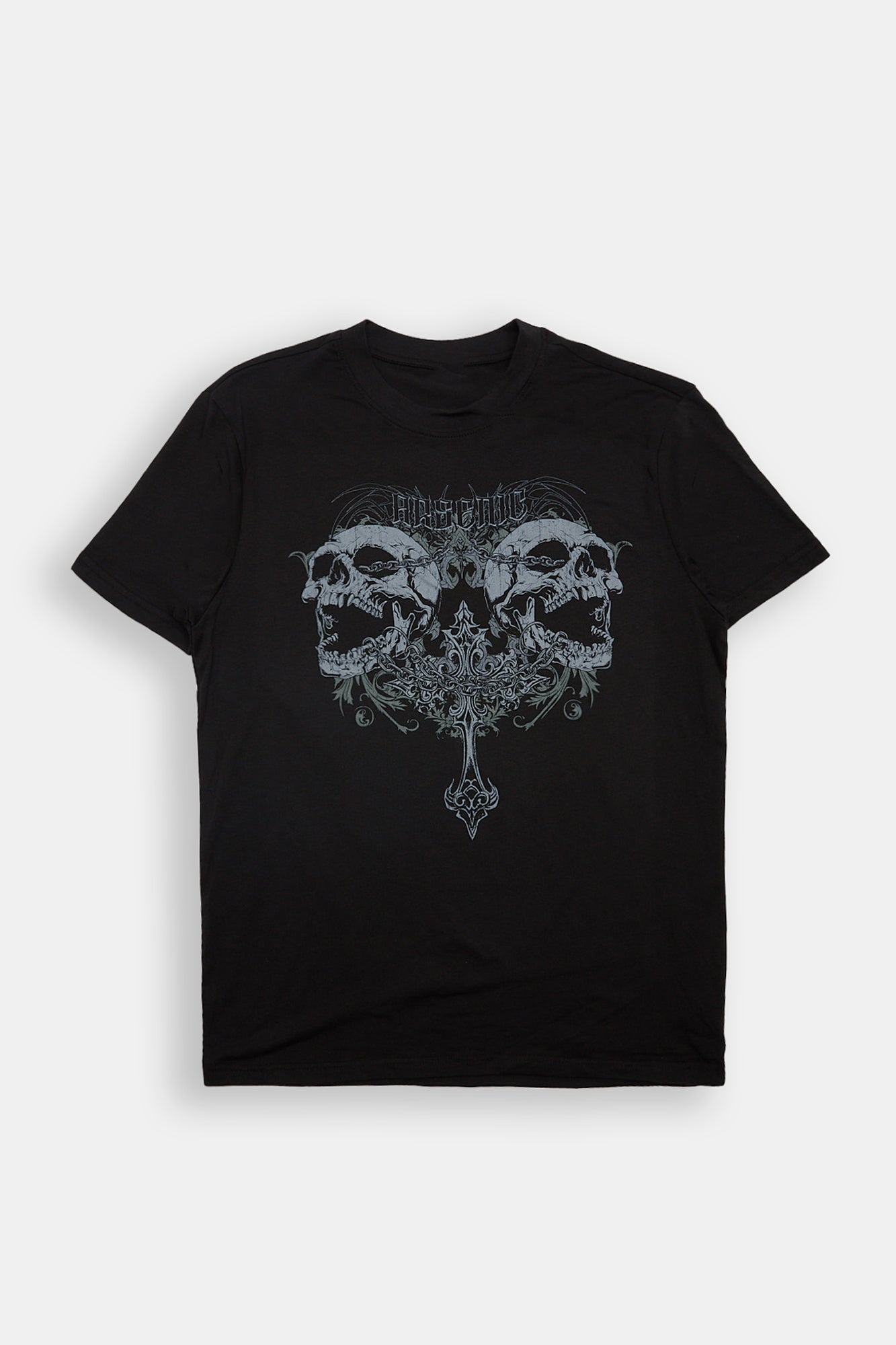 Arsenic Skulls & Chains Graphic Tee - Black /