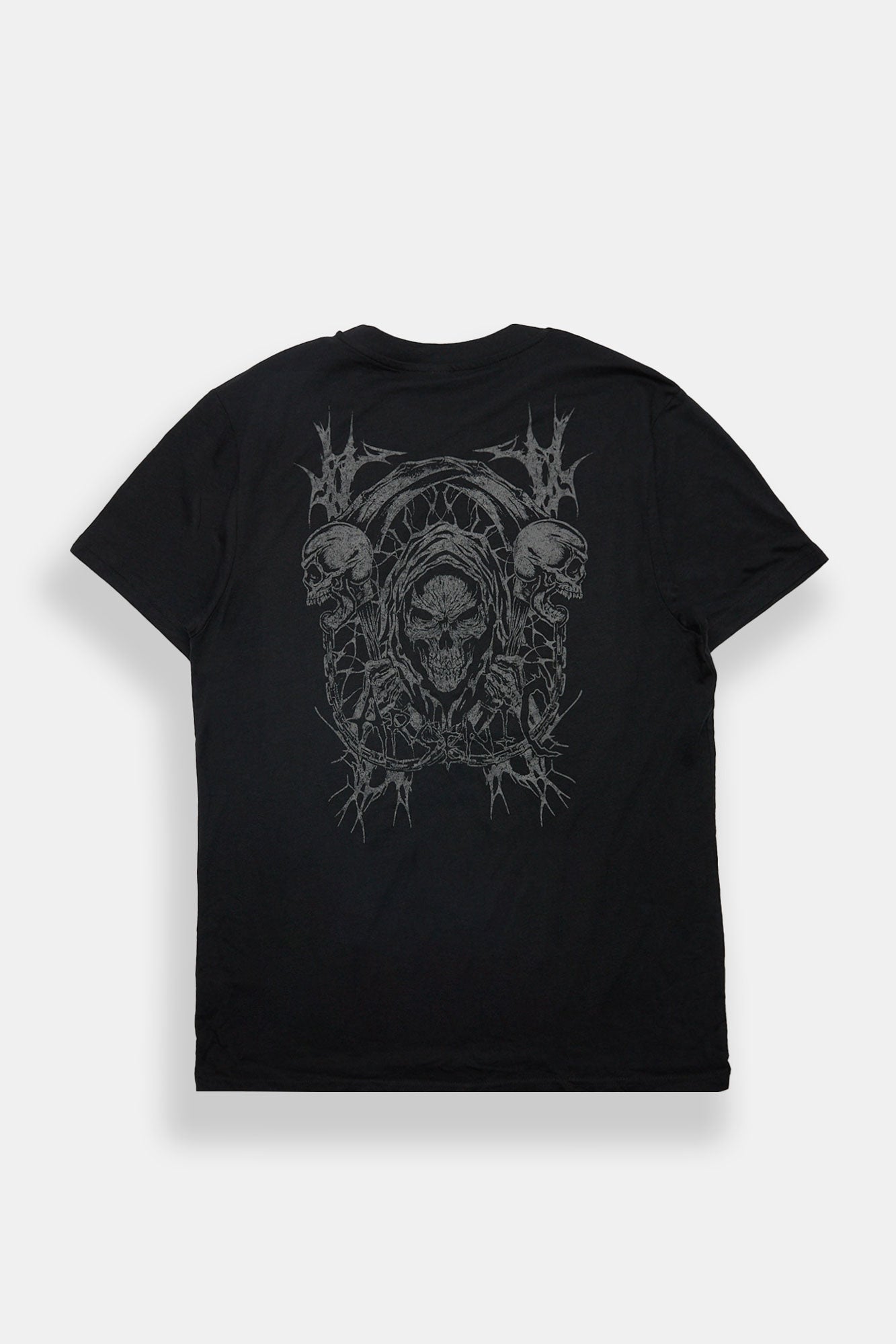 Arsenic Reaper Skull Graphic Tee - Black /