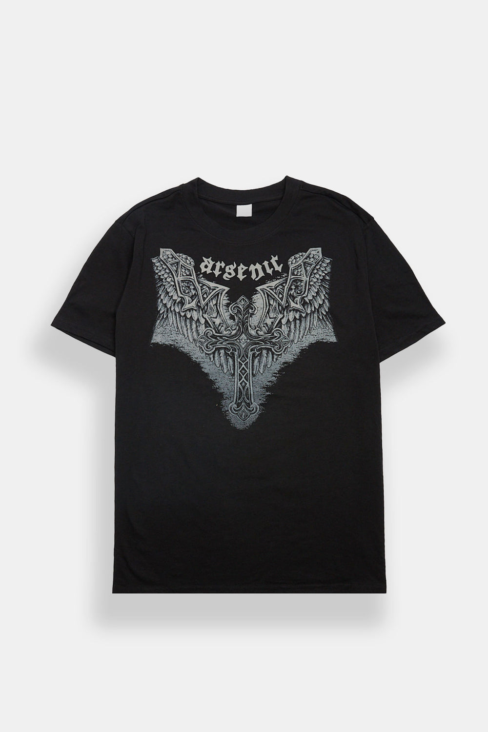 T-shirt imprimé croix en ruine Arsenic T-shirt imprimé croix en ruine Arsenic