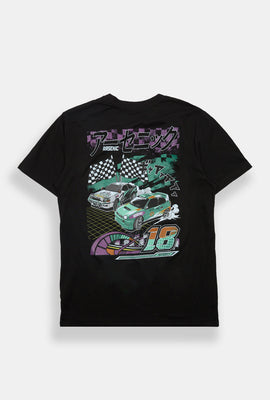 T-shirt imprimé drapeau à damier Arsenic