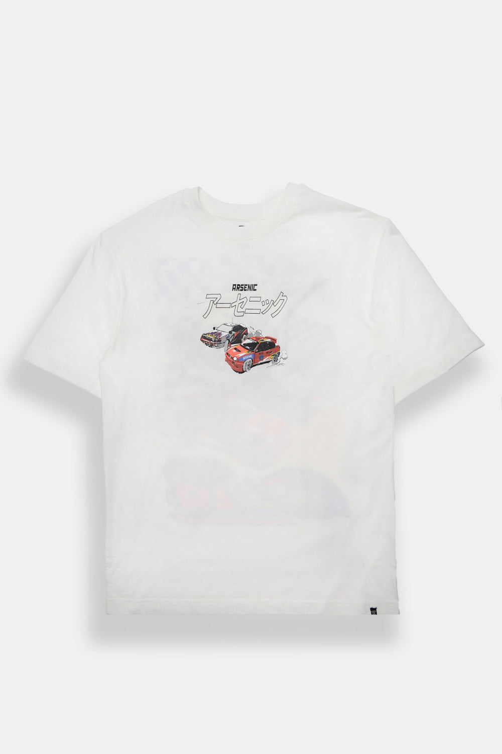 Arsenic Checkered Flag Graphic Tee Arsenic Checkered Flag Graphic Tee