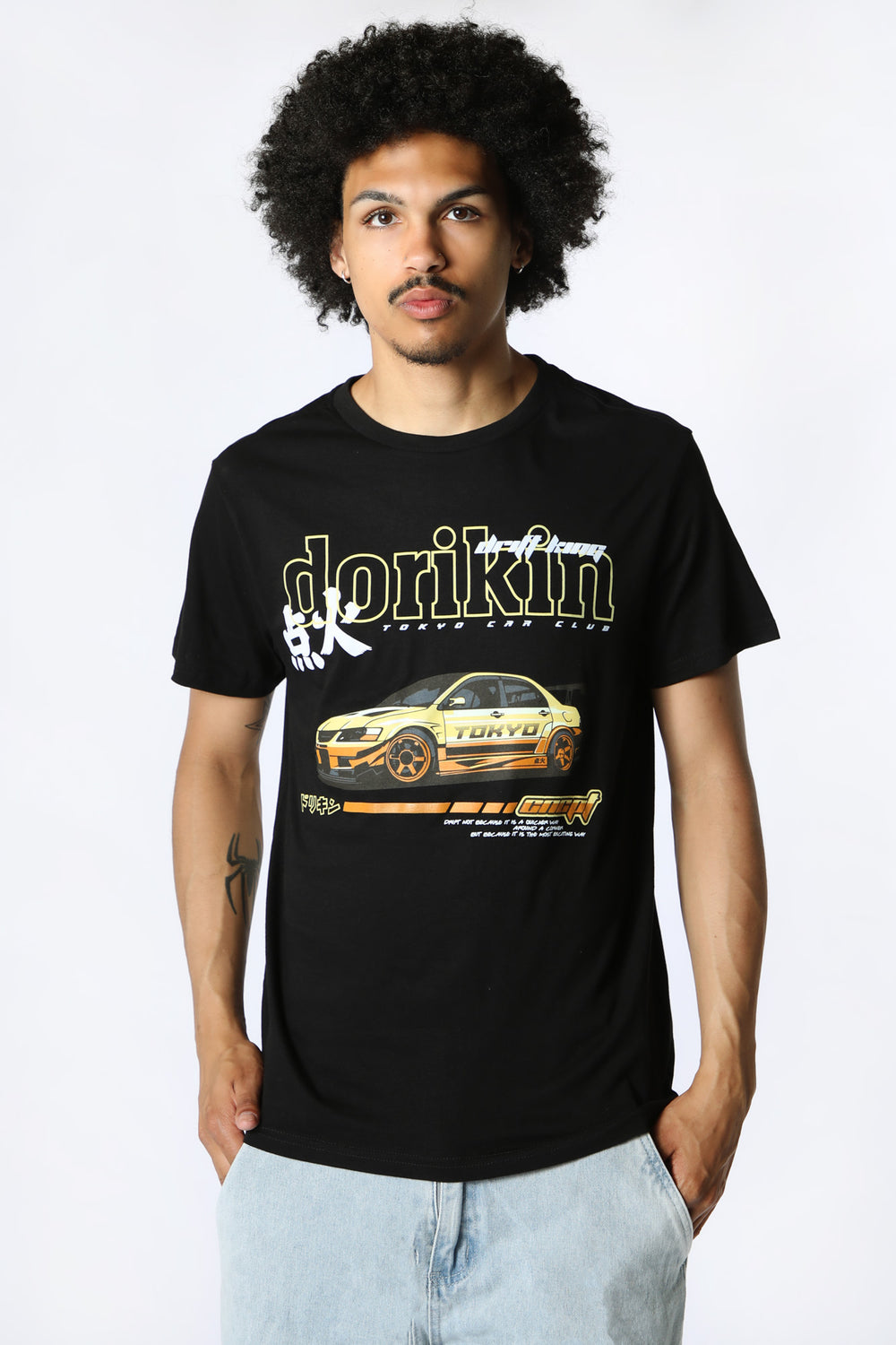 T-Shirt Imprimé Drift King West49 Homme Noir