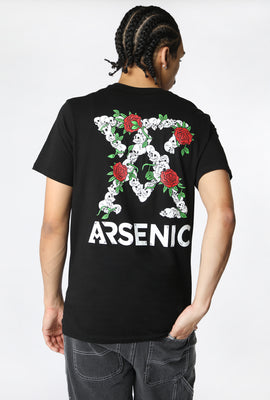 Arsenic Mens Skulls & Roses T-shirt