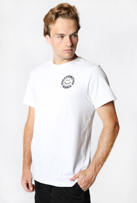 T-Shirt Imprimé Smiley Wonderful Homme