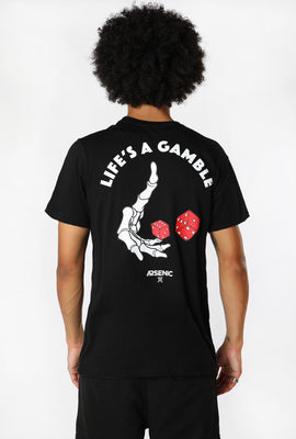 T-Shirt Life's a Gamble Arsenic Homme