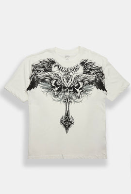 Arsenic Winged Skulls Graphic Tee