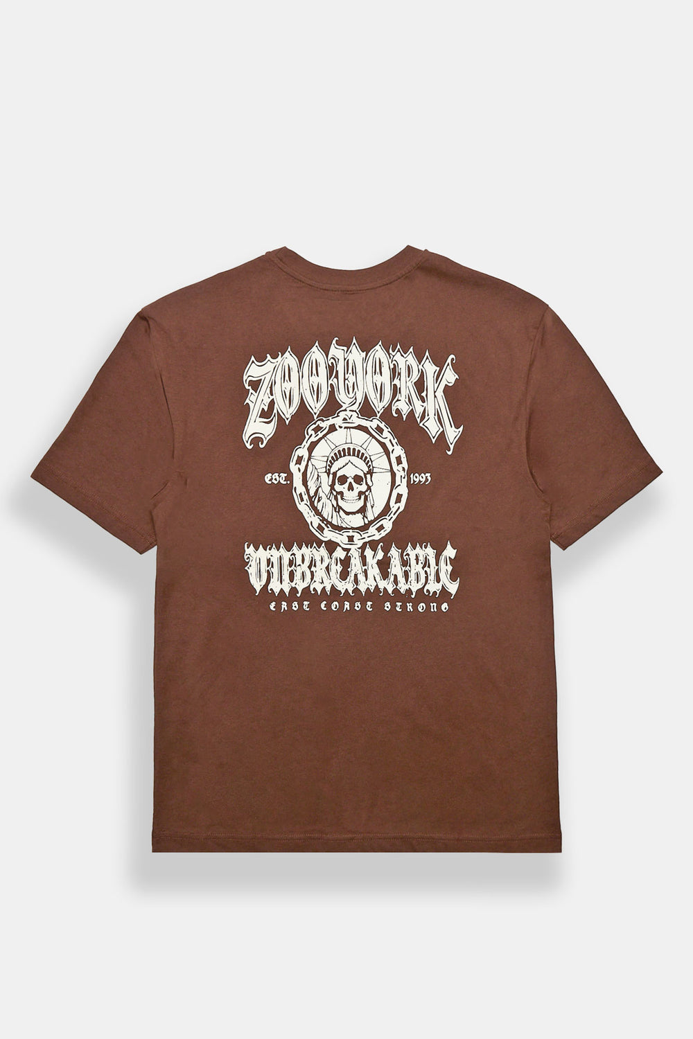 T-shirt imprimé à crâne de la Statue de la Liberté Zoo York T-shirt imprimé à crâne de la Statue de la Liberté Zoo York