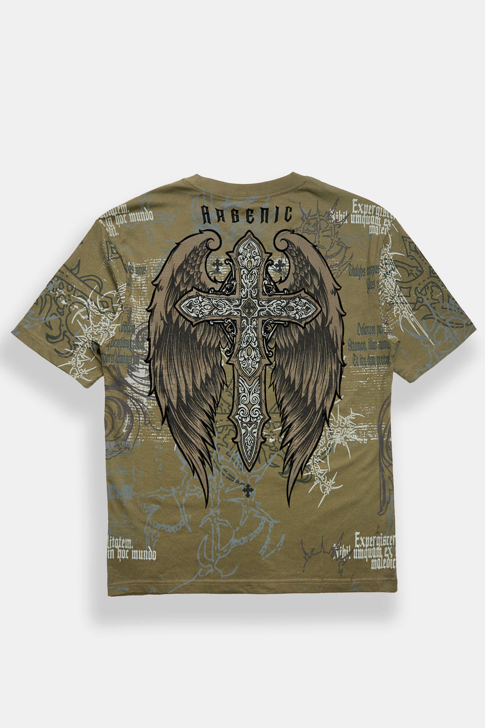 Arsenic Cross & Wings Graphic Tee Arsenic Cross & Wings Graphic Tee