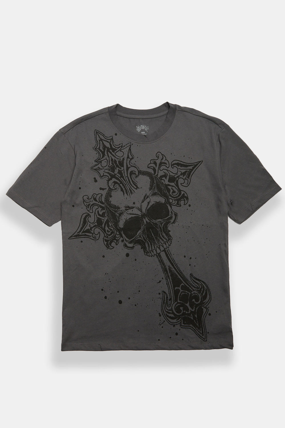 T-shirt imprimé à crâne et croix Arsenic T-shirt imprimé à crâne et croix Arsenic