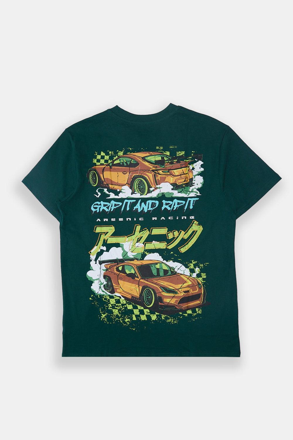 Arsenic Mens Racing Graphic T-Shirt Arsenic Mens Racing Graphic T-Shirt