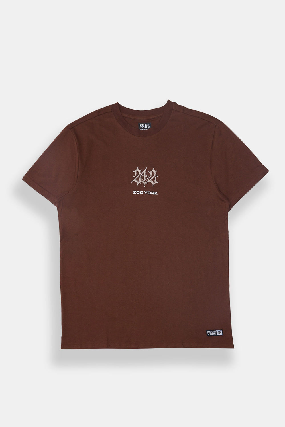 Zoo York Mens 212 Embroidered T-Shirt Zoo York Mens 212 Embroidered T-Shirt