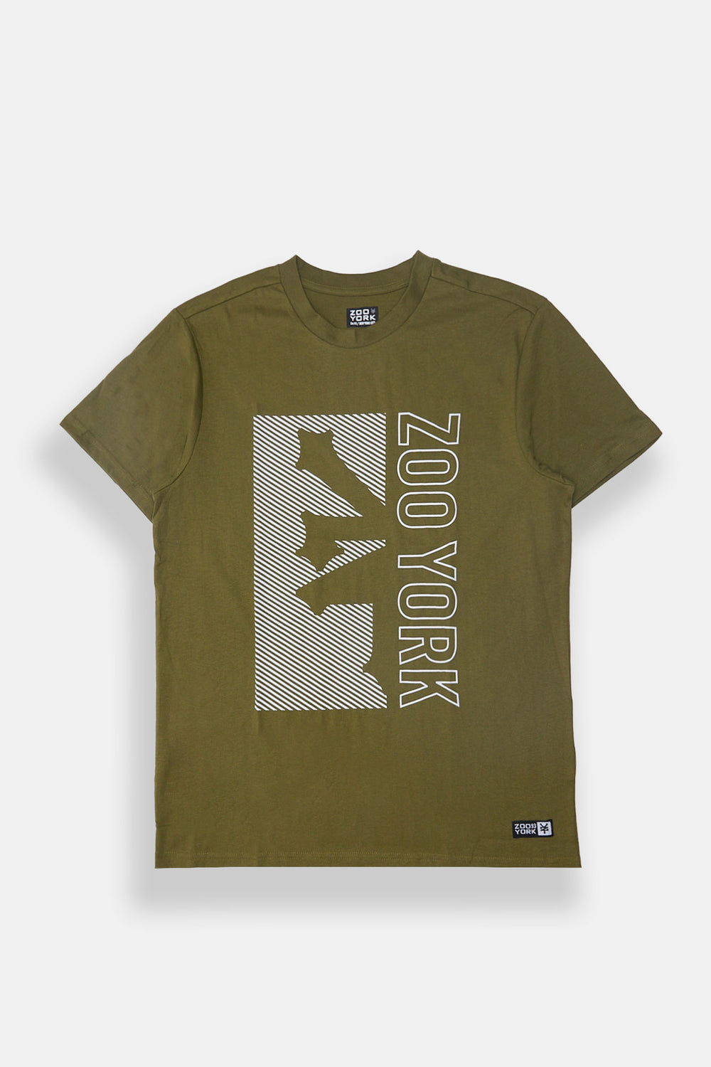 Zoo York Mens Striped Logo T-Shirt Zoo York Mens Striped Logo T-Shirt