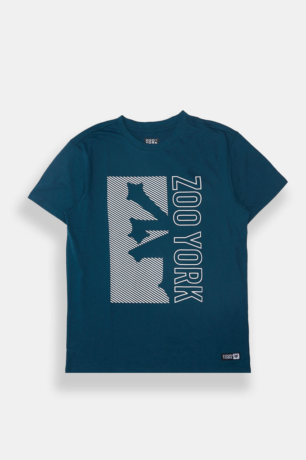 Zoo York Mens Striped Logo T-Shirt Zoo York Mens Striped Logo T-Shirt